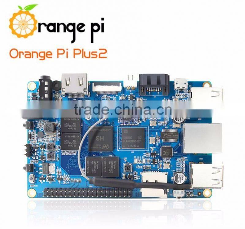 Orange Pi Plus 2 H3 Quad Core 1.6GHZ 2GB RAM 4K Open-source development board beyond raspberry pi 2