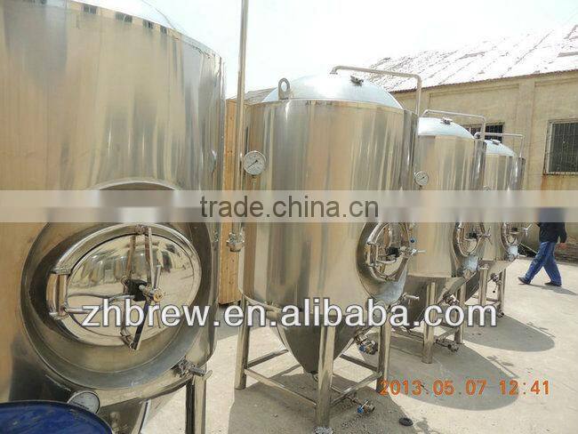 stainless steel conical beer fermentation tanks