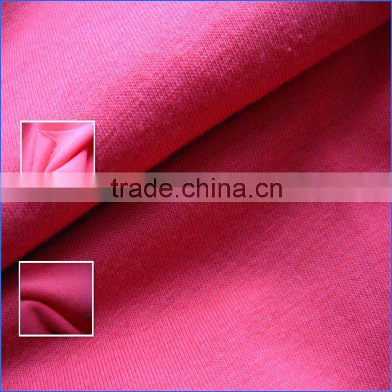Soft Handfeel Combed Cotton Spandex Single Jersey Fabric