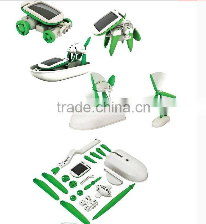 6 in 1 Solar Robot Toys for children