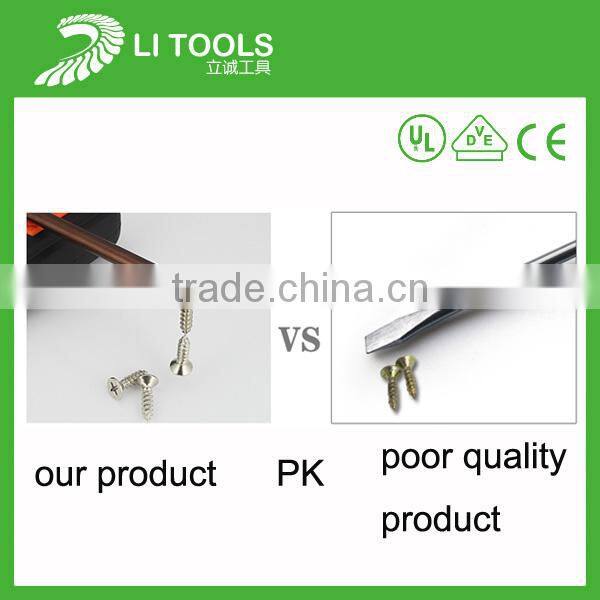 Soft grip handle carbon steel magnetic ph0/ph1/ph2/ph3 phillips screwdriver