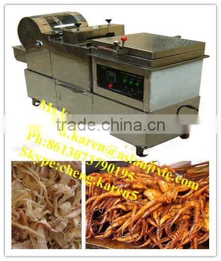 Roasted squid shred machine/Sleeve fish roasting machine/squid roaster