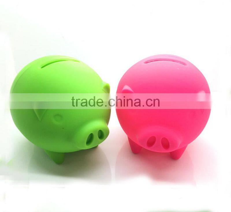 Various shape silicone Piggy bank saving pot
