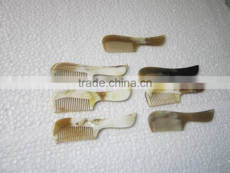 Asian style hair comb, buffalo horn combs made in Vietnam