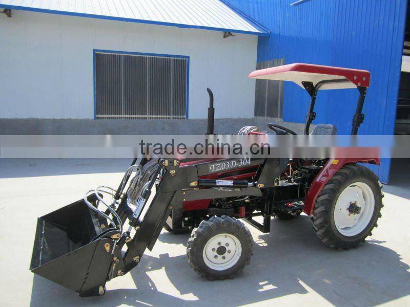 LZ304 small Tractor, 30HP, 4WD tractor, can fit with plough, harrow, tiller, loader, backhoe etc. implements