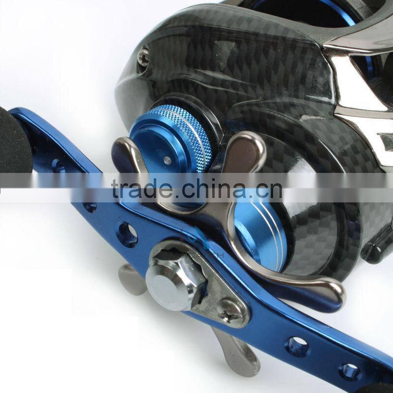 6.3:1 gear ratio low profile baitcasting fishing reel