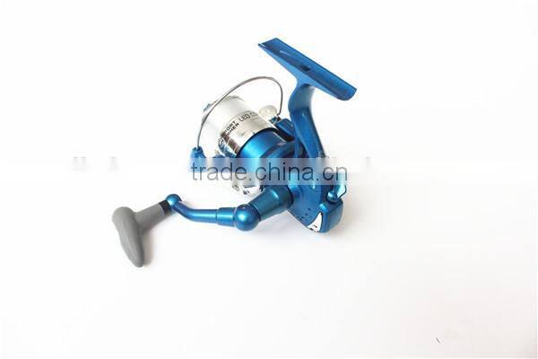 Exclusive just design for night fishing blue spinning reel LED flash fishing reel