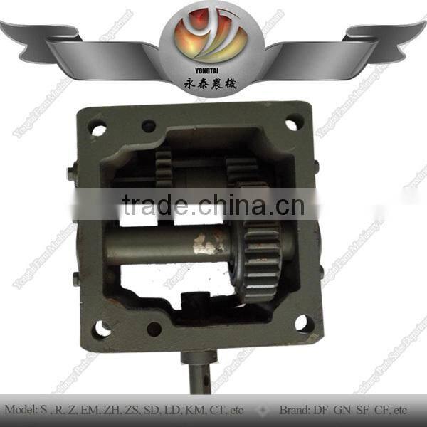 Transmission gearbox for rotary cultivator