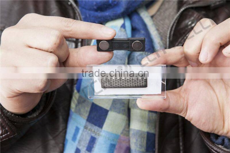 Promotional Fashion Design Magnetic Name Badges with 2 round discs