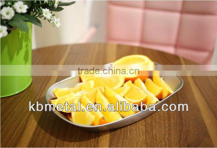 decorative metal fruit plates for gift