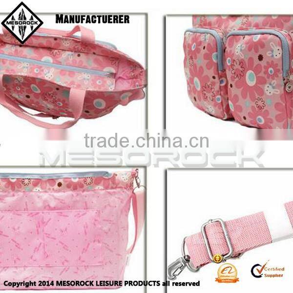 High quality wholesale custom oxford fabric shoulder bag mommy diaper bag