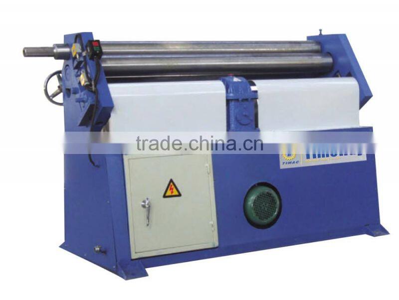 Manual or Mechanical or Hydraulic Three Roller Asymmetrical Steel Metal Plate Rolling Machine