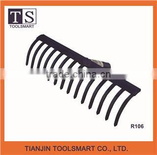 Garden rake Steel Forged Landscape Root Rake Heads leaf rake