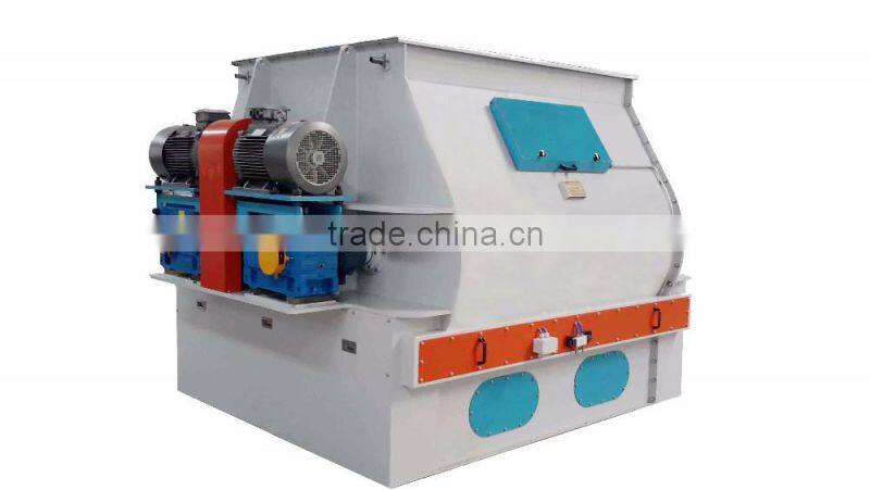High efficient Animal Cattle double shaft feed mixer