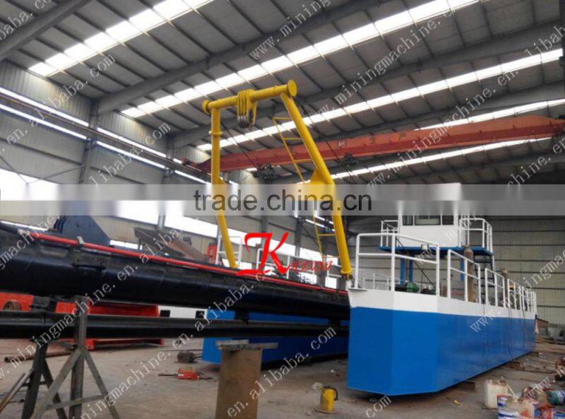 Mini sand suction dredger