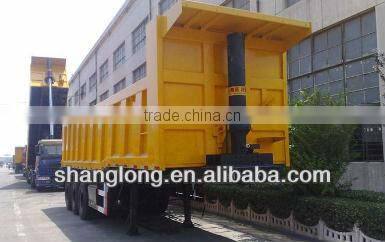 China Manufacturer Front Lift 3 Axle Semi Tipper