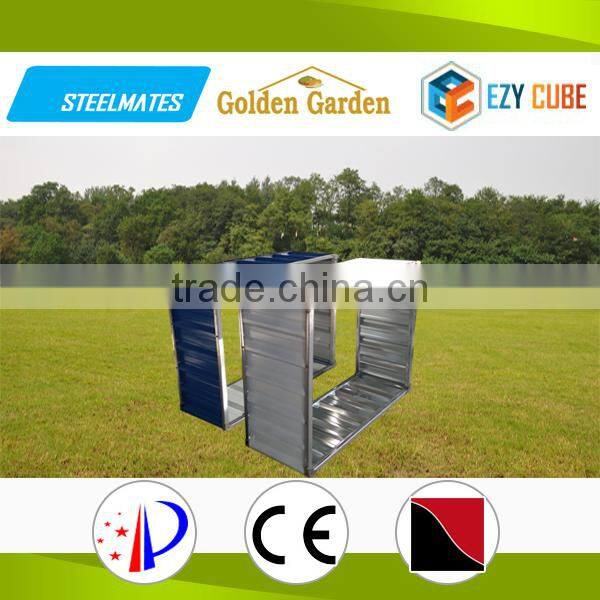 Durable garden metal flower pot for garden planting