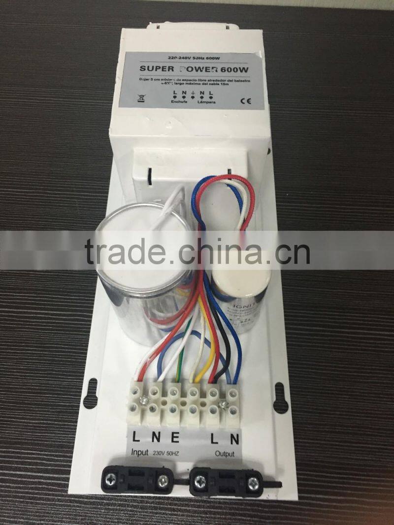 Hydroponics 600w magnetic ballast/grow light magnetic ballast