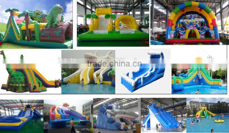 PVC semicoating tarpaulin for water slide material