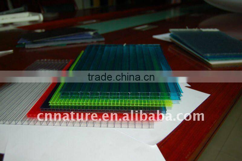 10 years warranty polycarbonate hollow sheet for greenhouse