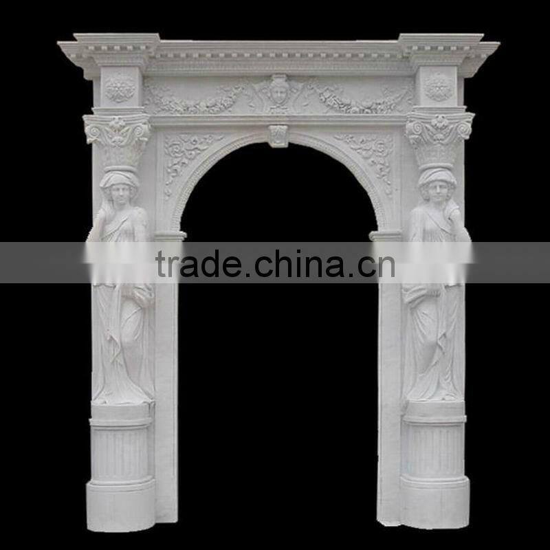 Hand Carved Natural Stone Decorative Door Frame