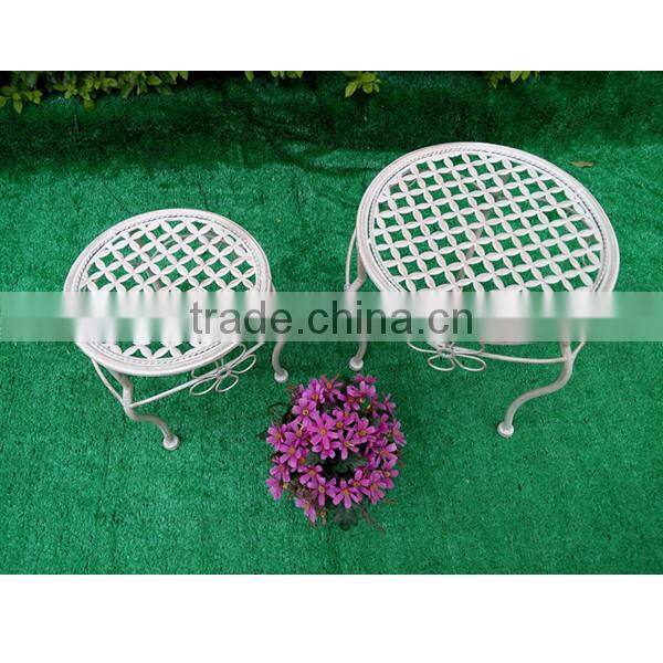 Set /2 Outdoor Handmade Metal Flower Pots Wholesale