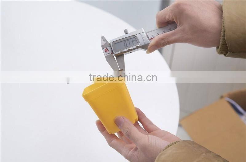 Round Clear Plastic Orchid Pot