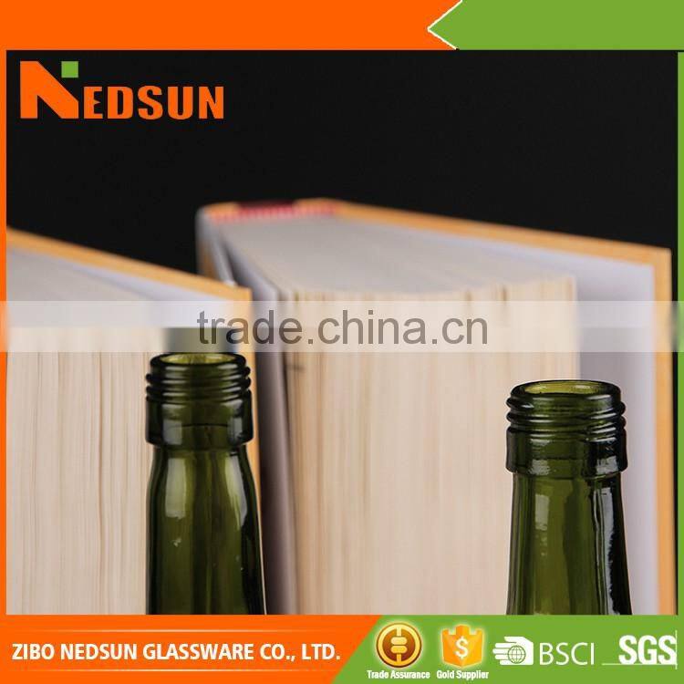 Custimized design empty 187ml wine bottles OEM welcome