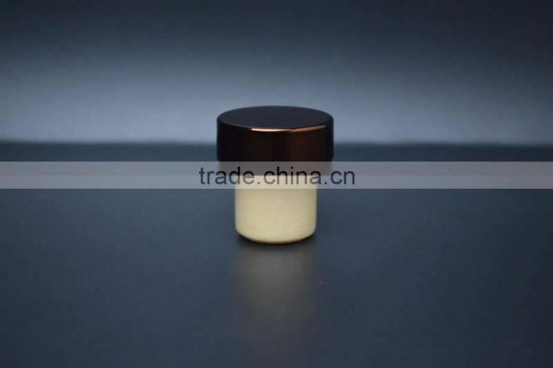 Black aluminum top synthestic cork for glass bottle T-shape cork stopper