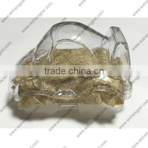 Cleverish portable cute transparent car plastic storage jewelry wedding box kit