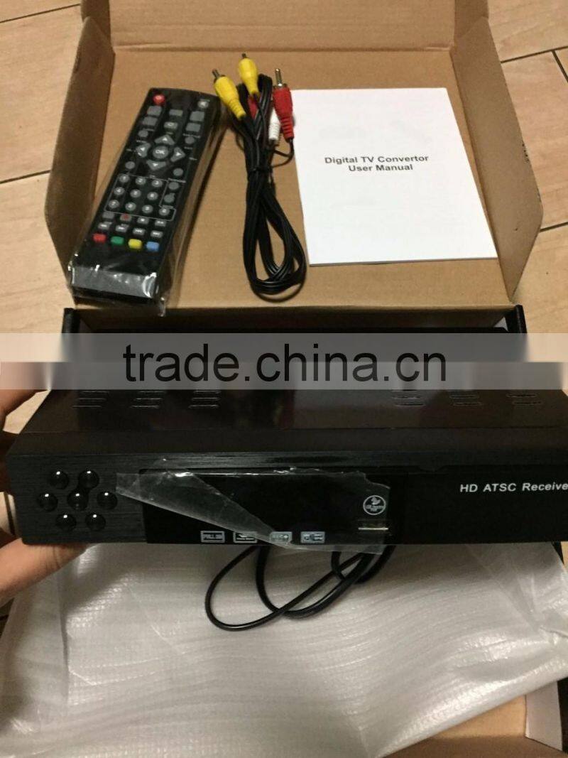 High Definition Android ATSC box Digital TV Converter box Caja Convertidora Digital Atsc HD TV Receiver for Mexico/USA/Canada