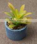 SJ1801212 Artificial small succulent bonsai plant/mini cheap plastic plant