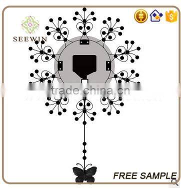 new design mute hanging wall clock decoration