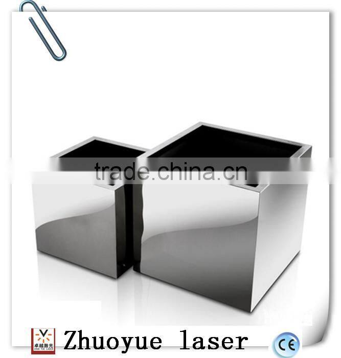 stainless steel flower planters with laser cutting bending and welding/sheet metal farication/metal flower pots fabrication