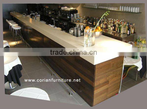 Corian made coffee kiosk for mall