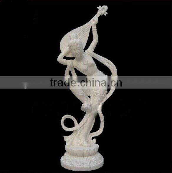 Carved large stone buddha statue in religious crafts