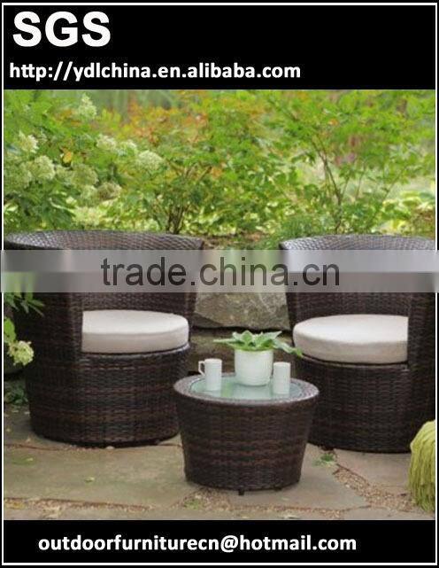 PE rattan furniture outdoor cube set