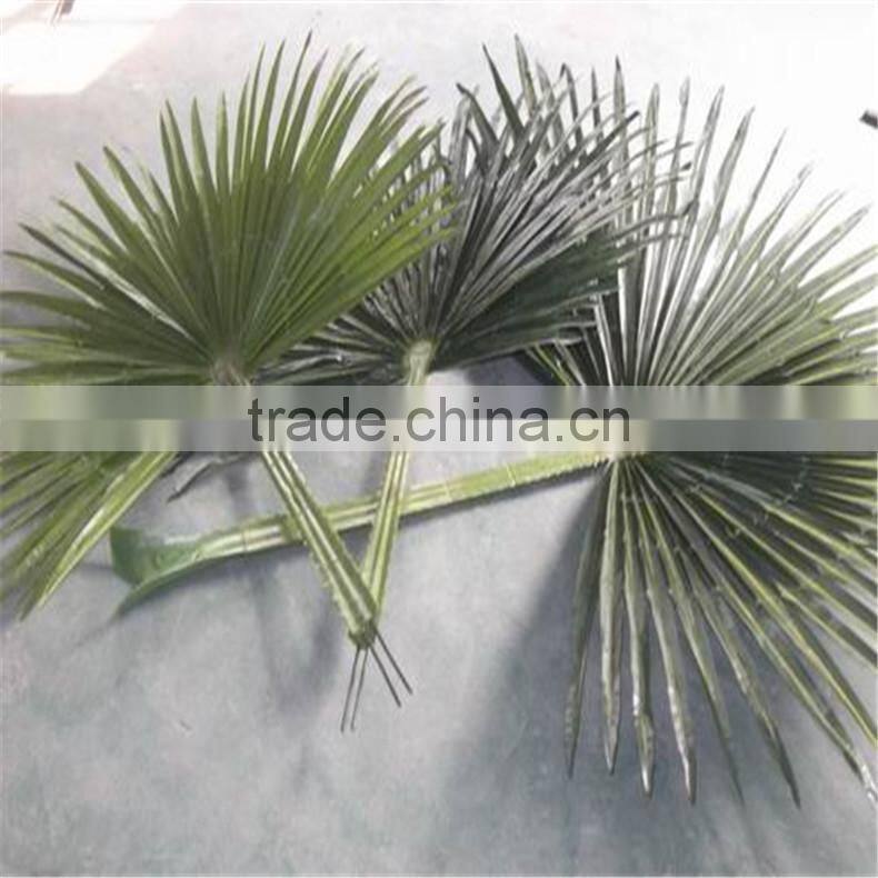 SJZJN 111 Big Amazing Balm Tree Leaves/High Imitation palm Tree Leaves Made in China Hot Sale