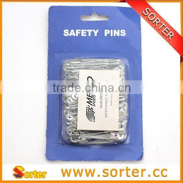 stainless steel silver color hot sale safety pin