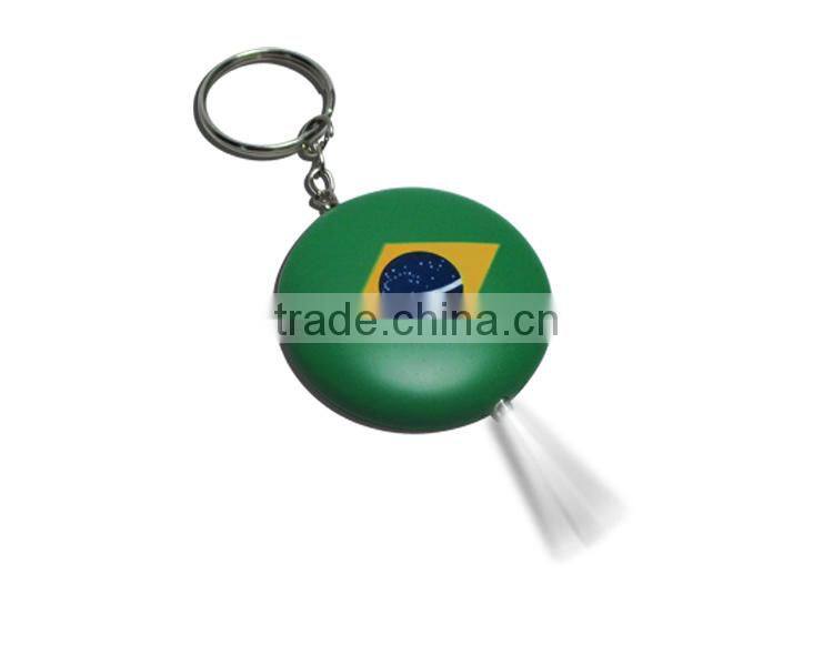 Keychain with light plastic keychain for sport game souvenir keychain