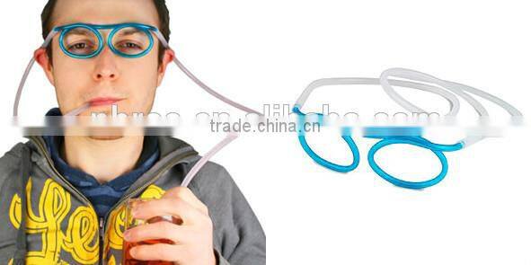 NBRSC Creative Plastic Drinking Glasses Straws for Kid Flexible Glass Straw For Drinking