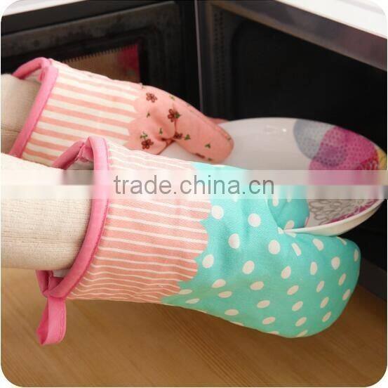 heat resistant cotton kitchen microwave oven glove wholesale oven mitts