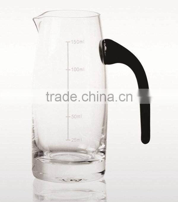 100ml glass magic wine decanter with handle