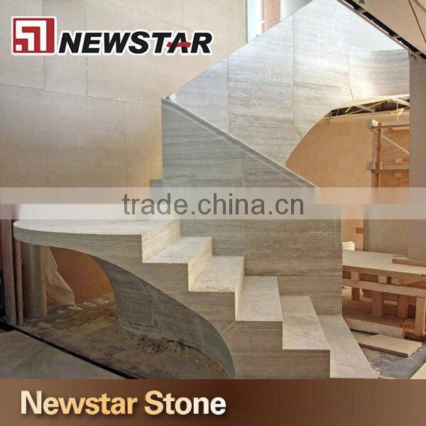 Newstar travertine staircase marble travertine stairs