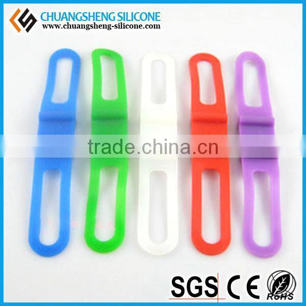 bicycle front light silicone banding straps