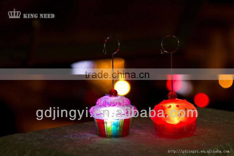 acrylic office card holder with LED light