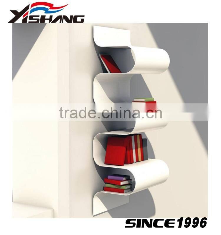 Modern design wooden tree shaped bookshelf