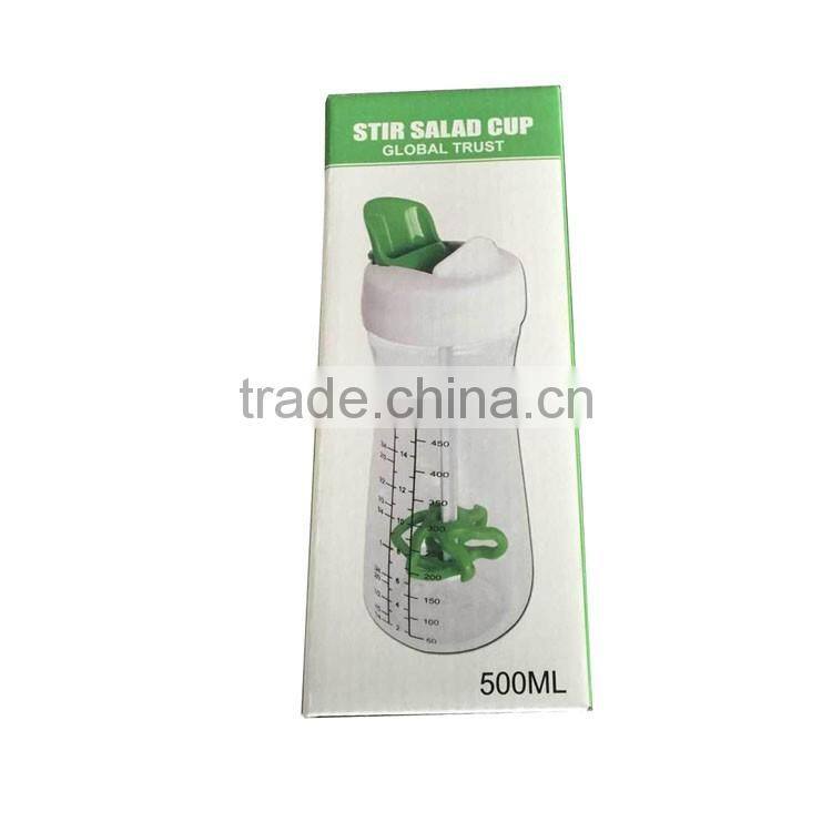 2016 new products high Quality salad mixer bottle as senn on tv