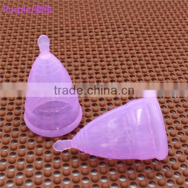 Perfect Feminine Hygiene Product Menstrual Cup Small & Large size lady menstruation cup