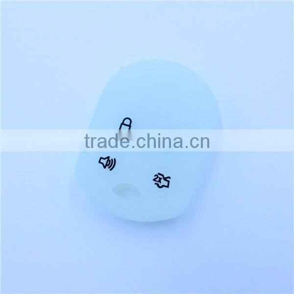 In Stock silicone car key cover shell for ford 4 buttons